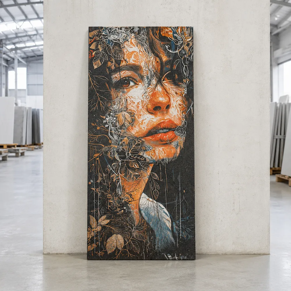 Abstract Portrait Designer Wall Tile - Image 2