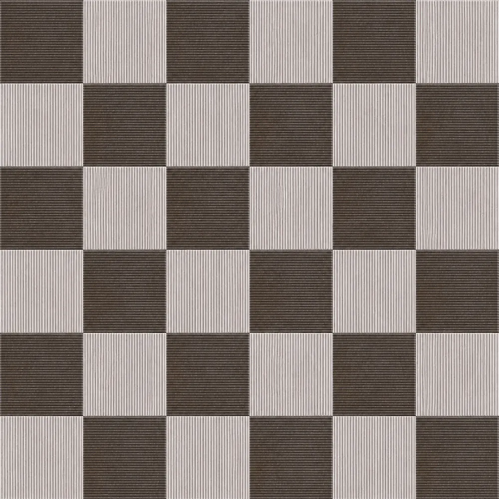 Dual Tone Checkered Vitrified Tile