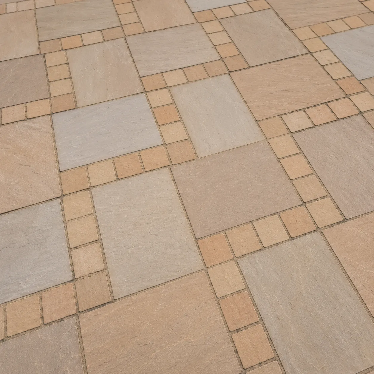 Fossil Buff Cobble Parking Tile - Image 2