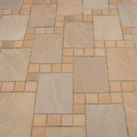 Fossil Buff Cobble Parking Tile