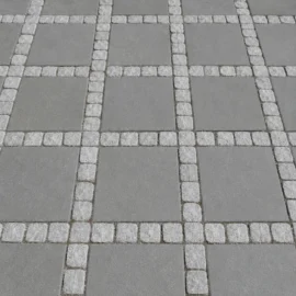 Grey Cobble Pattern Parking Tile – Natural Stone Finish