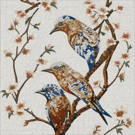 Nature Birds Mosaic Designer Wall Tile