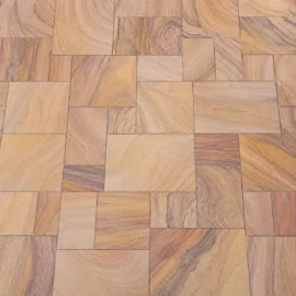Rainbow Sandstone Parking Tile